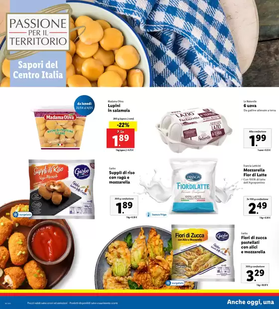 Volantino Lidl a Rieti | Passione per il territorio | 27/4/2025 - 2/5/2025