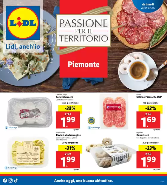 Volantino Lidl a Mondovì | Passione per il territorio | 27/4/2025 - 2/5/2025