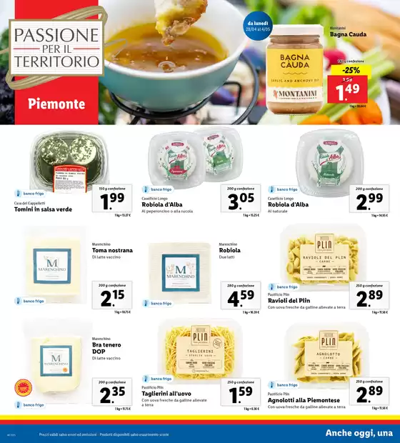 Volantino Lidl a Mondovì | Passione per il territorio | 27/4/2025 - 2/5/2025