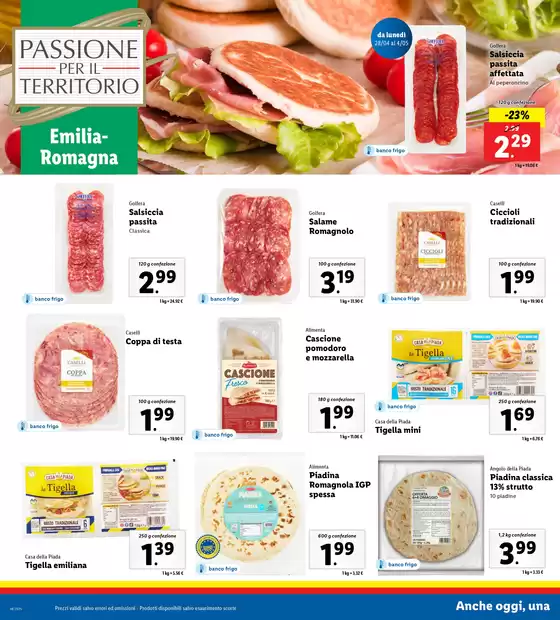 Volantino Lidl a Pesaro | Passione per il territorio | 27/4/2025 - 2/5/2025