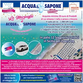 Offerte di Cura casa e corpo a Isola delle Femmine | Il concorso 2025 in Acqua & Sapone | 25/4/2025 - 4/5/2025