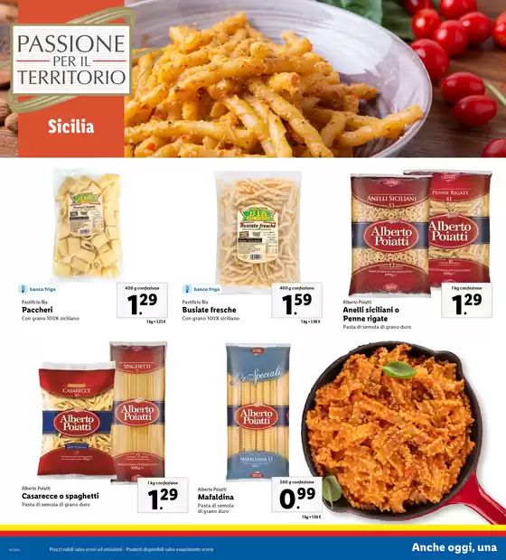 Volantino Lidl a Catania | Passione per il territorio | 27/4/2025 - 2/5/2025