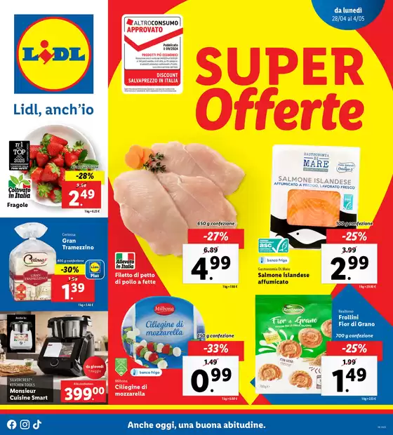 Volantino Lidl a Calusco d'Adda | Super Offerte | 28/4/2025 - 4/5/2025