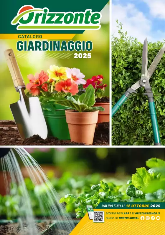 Volantino Orizzonte a Frosinone | Giardinaggio 2025 | 25/4/2025 - 12/10/2025