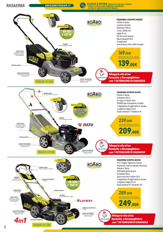 Volantino Orizzonte a Frosinone | Giardinaggio 2025 | 25/4/2025 - 12/10/2025