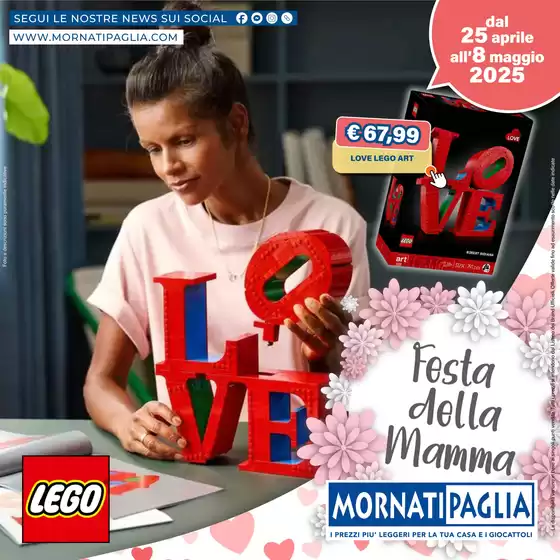 Volantino Mornati Paglia a Lissone | Festa della mamma | 25/4/2025 - 8/5/2025