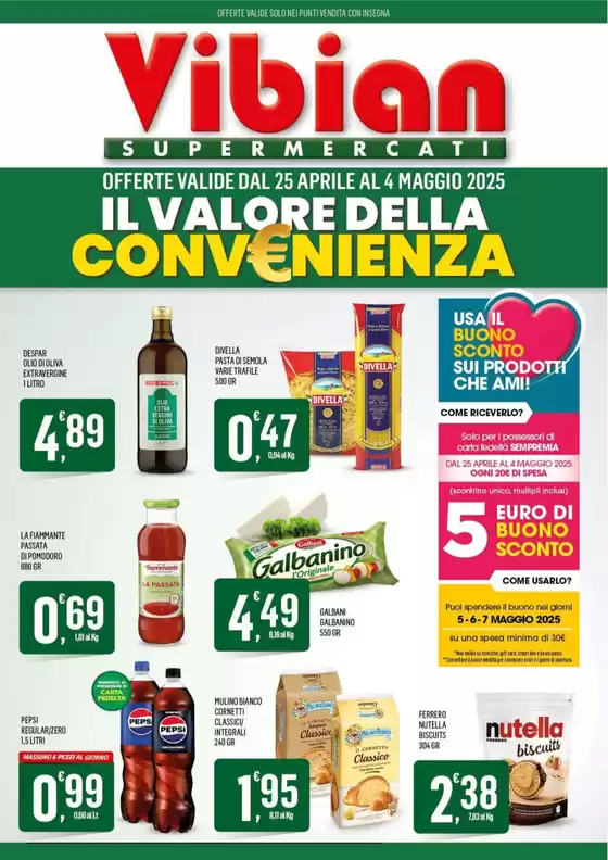 Volantino Vibian a Monte di Procida | Il valore della convenienza | 25/4/2025 - 4/5/2025