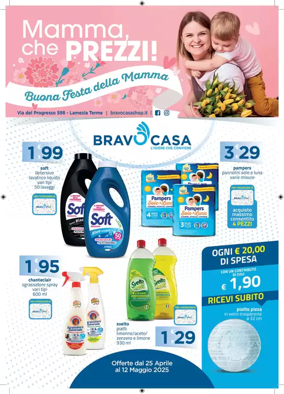 Volantino Bravo Casa a Lamezia Terme | Mamma, che PREZZI! | 25/4/2025 - 12/5/2025