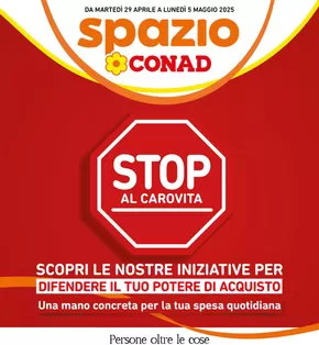 Volantino Spazio Conad a Roma | Stop al carovita | 29/4/2025 - 5/5/2025
