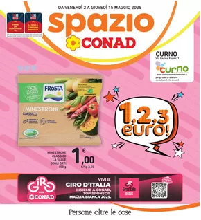 Volantino Spazio Conad a Curno | 1,2,3 EURO | 2/5/2025 - 15/5/2025
