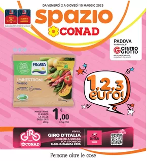 Volantino Spazio Conad a Campodarsego | 1,2,3 EURO | 2/5/2025 - 15/5/2025