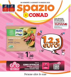 Volantino Spazio Conad a San Biagio di Callalta | 1,2,3 EURO | 2/5/2025 - 15/5/2025