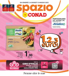 Offerte di Iper e super a Cordenons | 1,2,3 EURO in Spazio Conad | 2/5/2025 - 15/5/2025