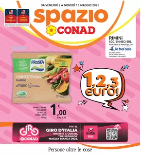 Volantino Spazio Conad a Rimini | 1,2,3 EURO | 2/5/2025 - 15/5/2025