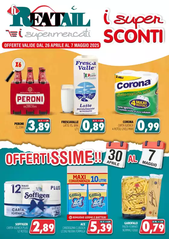 Volantino Reatail Supermercati a Altavilla Irpina | I super sconti | 26/4/2025 - 7/5/2025
