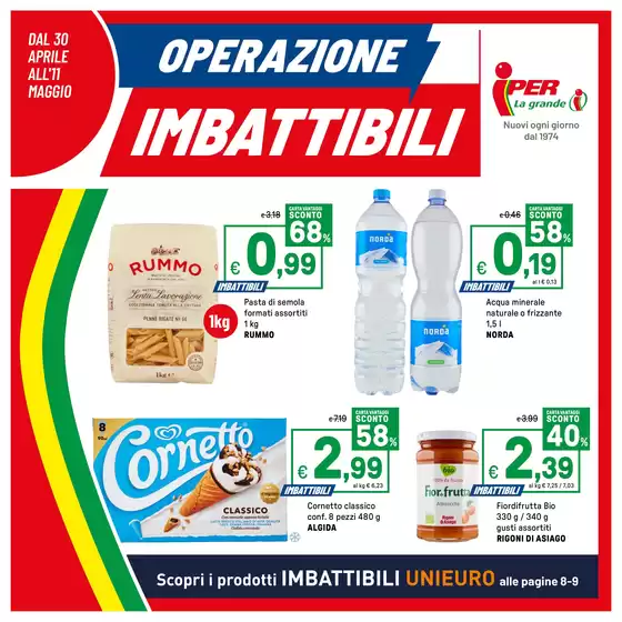 Volantino Iper La grande i a Busnago | Operazione imbattibili | 30/4/2025 - 11/5/2025