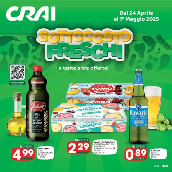 Volantino Crai a Carini | Sottocosto freschi | 25/4/2025 - 1/5/2025