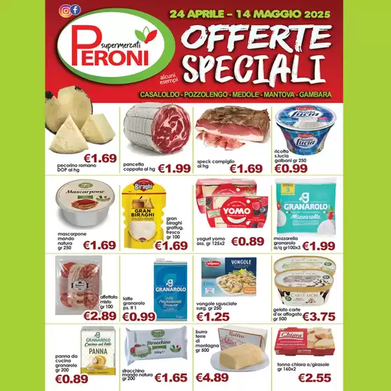 Volantino Supermercati Peroni a Mantova | Offerte Speciali | 28/4/2025 - 14/5/2025