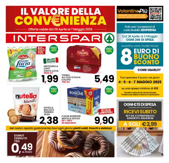 Volantino Interspar a Siderno | Il valore della convenienza | 28/4/2025 - 7/5/2025