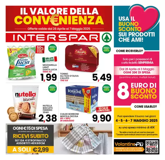 Volantino Interspar a Rende | Il valore della convenienza | 28/4/2025 - 7/5/2025