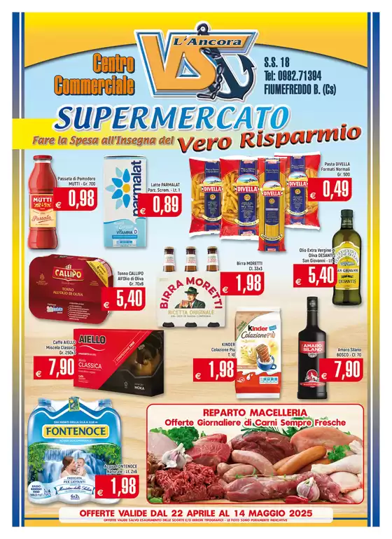 Volantino VS L'Ancora a Fiumefreddo Bruzio | Vero risparmio | 28/4/2025 - 14/5/2025