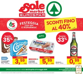 Volantino Eurospar a Mestre | Sconti fino al 40%  | 28/4/2025 - 14/5/2025