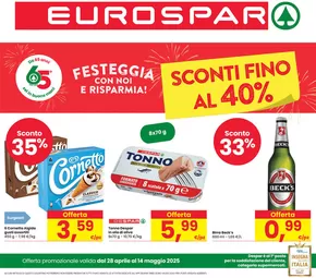Volantino Eurospar a Abano Terme | SCONTI FINO AL 40%  | 28/4/2025 - 14/5/2025