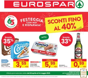 Volantino Eurospar | Sconti fino al 40% | 28/4/2025 - 14/5/2025