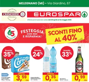 Volantino Eurospar | SCONTI FINO AL 40%  | 28/4/2025 - 14/5/2025
