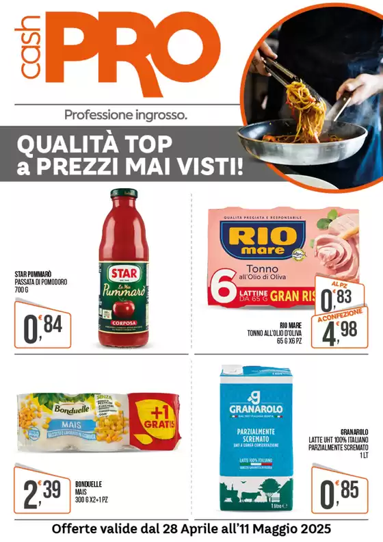 Volantino CashPRO | Qualita top a prezzi mai visti! | 28/4/2025 - 11/5/2025