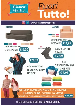 Offerte di Cura casa e corpo a Erice | Fuori tutto! in Bianco Market | 28/4/2025 - 31/5/2025
