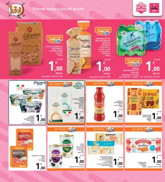 Volantino Spazio Conad a Bologna | 1 2 3 EURO | 2/5/2025 - 15/5/2025