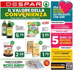 Volantino Despar a San Pietro in Guarano | Il valore della convenienza | 28/4/2025 - 3/5/2025