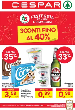 Volantino Despar | Sconti fino al 40% | 28/4/2025 - 14/5/2025