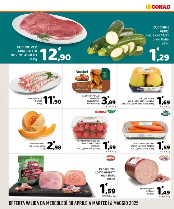 Volantino Margherita Conad a Trapani | Convenienza Più | 30/4/2025 - 6/5/2025