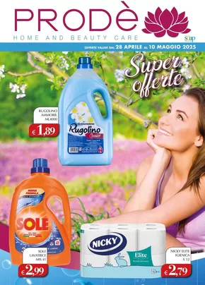 Offerte di Cura casa e corpo a Salemi | Super offerte in Negozi Prode | 28/4/2025 - 10/5/2025