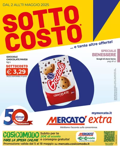 Volantino Mercatò Extra a Castagnole Monferrato | Sottocosto | 2/5/2025 - 11/5/2025