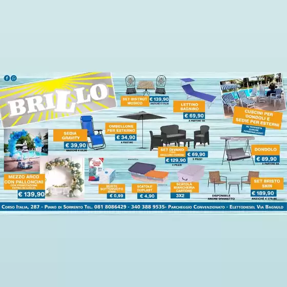 Volantino Brillo a Piano di Sorrento | Offerte Brillo | 28/4/2025 - 31/5/2025