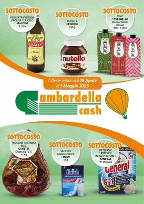 Volantino Gambardella Cash a Pagani | Offerte valide dal 28 aprile al 3 maggio | 28/4/2025 - 3/5/2025
