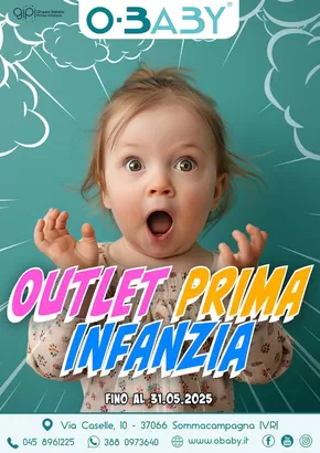 Offerte di Infanzia e giochi a Sommacampagna | Outlet prima infanzia in O-Baby | 28/4/2025 - 31/5/2025