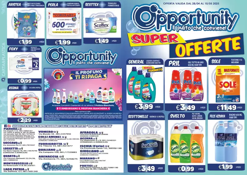 Volantino Opportunity Shop a Pozzuoli | Super Offerte | 28/4/2025 - 10/5/2025