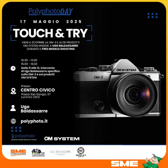 Volantino Sme a Martignacco | Touch & Try | 28/4/2025 - 17/5/2025