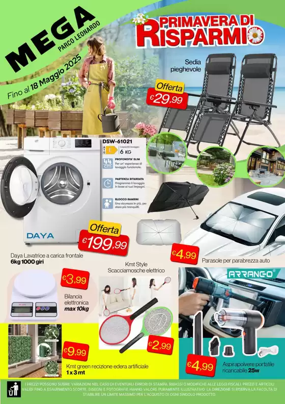 Volantino Mega a Fiumicino | Mega P. Leonardo - Primavera di risparmio | 28/4/2025 - 18/5/2025