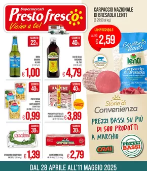 Volantino Prestofresco a Vercelli | Vicino a te! | 28/4/2025 - 11/5/2025