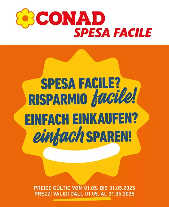Volantino Spesa Facile a Brunico | Einfach Einkaufen? Einfach sparen! | 1/5/2025 - 31/5/2025