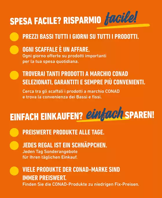 Volantino Spesa Facile a Brunico | Einfach Einkaufen? Einfach sparen! | 1/5/2025 - 31/5/2025
