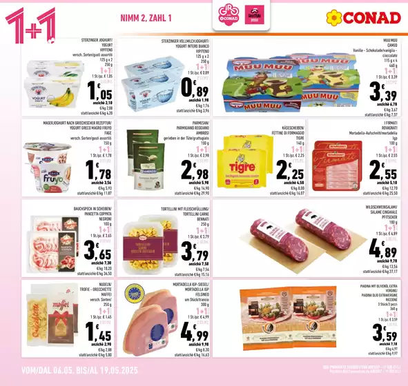 Volantino Conad | Prendi 2 paghi 1 | 6/5/2025 - 19/5/2025