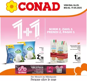 Offerte di Iper e super a Campo di Trens | Prendi 2 paghi 1 in Conad | 6/5/2025 - 19/5/2025