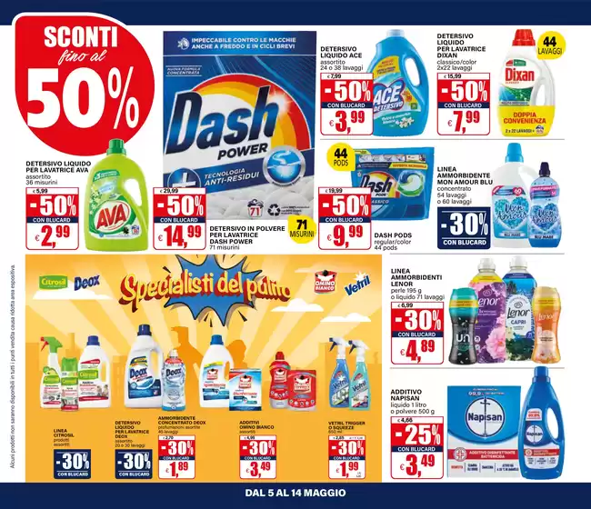 Volantino Il Gigante a Erbusco | Grandi Marche | 5/5/2025 - 14/5/2025