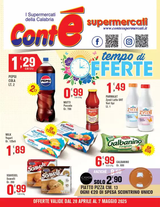 Volantino Contè a San Marco Argentano | Tempo di offerte | 28/4/2025 - 7/5/2025